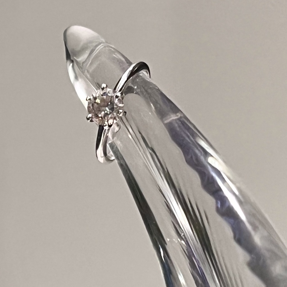 Wedding Ring Solid Silver Engagement Ring - image 3